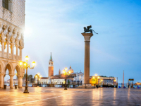 Venecijos lankytinos vietos - vaizdas į Šv. Morkaus aikštę